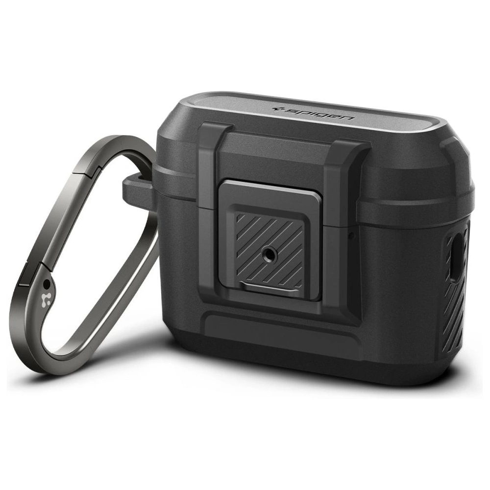 Hurtownia GSM - Case Spigen Lock Fit Apple AirPods Pro 2/1 Matte Schwarz - SPN2583 - {ean13} - Hurt