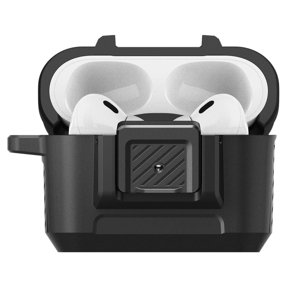 Hurtownia GSM - Etui Spigen Lock Fit Apple AirPods Pro 2/1 Matte Black - SPN2583 - {ean13} - Hurt