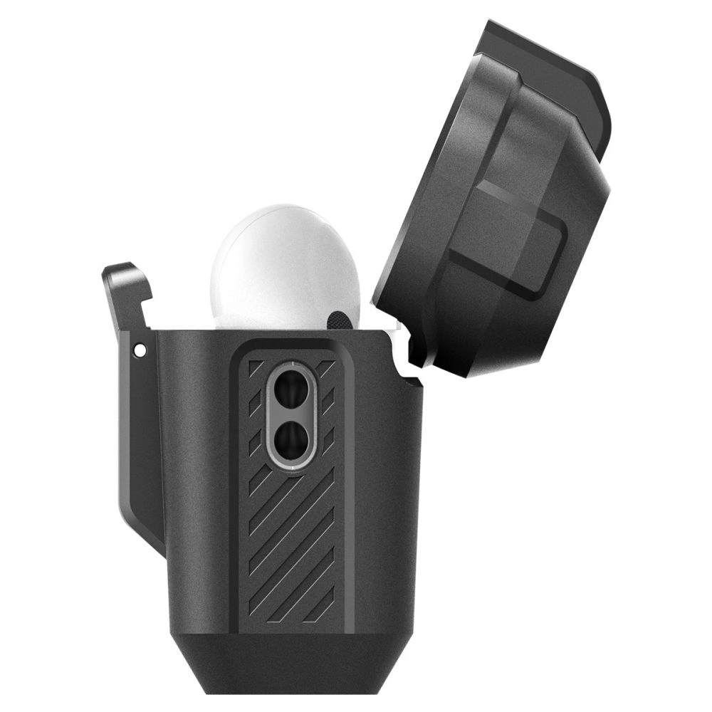 Hurtownia GSM - Etui Spigen Lock Fit Apple AirPods Pro 2/1 Matte Black - SPN2583 - {ean13} - Hurt