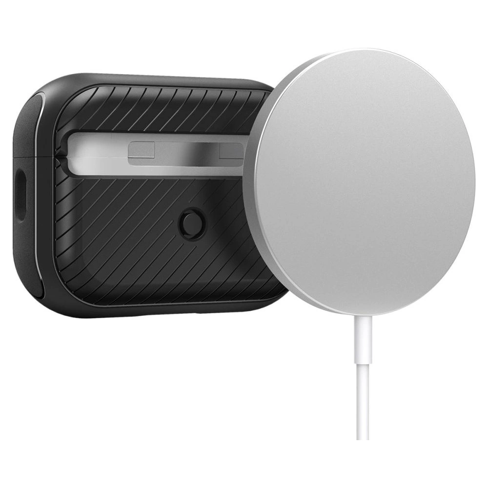 Hurtownia GSM - Case Spigen Mag Armor MagSafe Apple AirPods Pro 2/1 Matte Schwarz - SPN2584 - {ean13} - Hurt