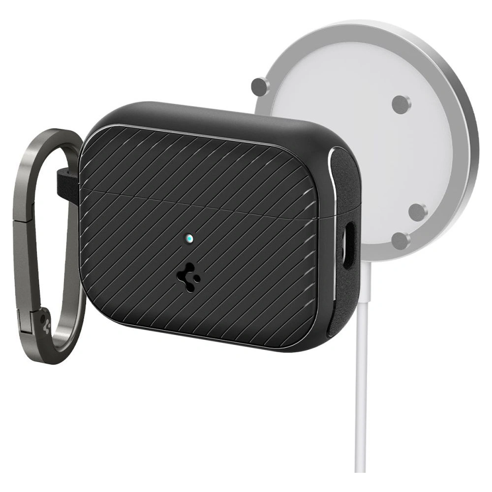 Hurtownia GSM - Case Spigen Mag Armor MagSafe Apple AirPods Pro 2/1 Matte Schwarz - SPN2584 - {ean13} - Hurt