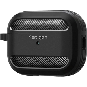 Hurtownia GSM - Etui Spigen Rugged Armor Apple AirPods Pro 2/1 Matt Fekete - SPN2585 - {ean13} - Hurt