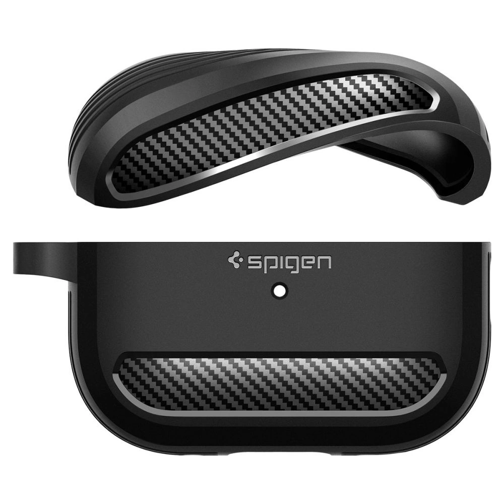 Hurtownia GSM - Etui Spigen Rugged Armor Apple AirPods Pro 2/1 Matně černé - SPN2585 - {ean13} - Hurt