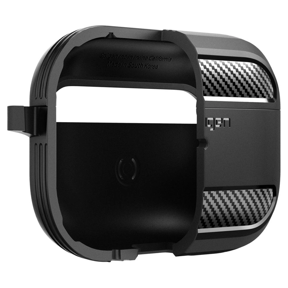 Hurtownia GSM - Etui Spigen Rugged Armor Apple AirPods Pro 2/1 Matně černé - SPN2585 - {ean13} - Hurt
