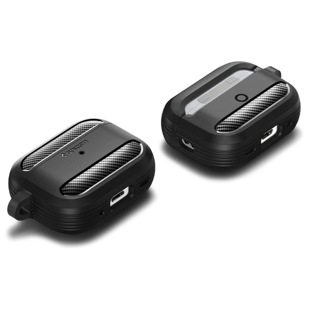Hurtownia GSM - Etui Spigen Rugged Armor Apple AirPods Pro 2/1 Matně černé - SPN2585 - {ean13} - Hurt