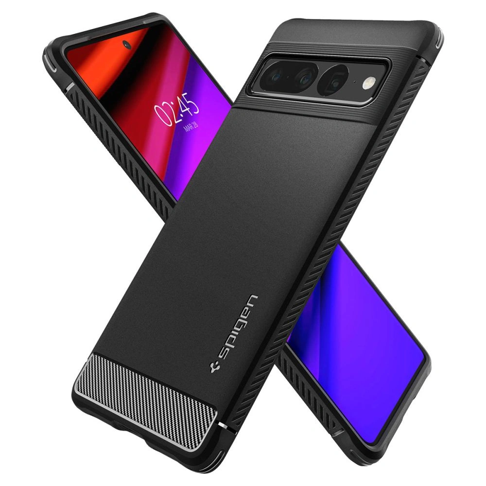 Hurtownia GSM - Etui Spigen Rugged Armor Google Pixel 7 Pro Matná Černá - SPN2588 - {ean13} - Hurt