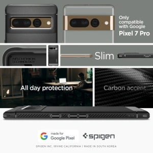Hurtownia GSM - Case Spigen Rugged Armor Google Pixel 7 Pro Matte Schwarz - SPN2588 - {ean13} - Hurt