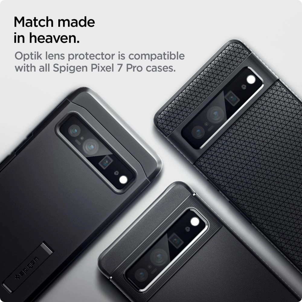 Hurtownia GSM - Edzett üveg Spigen Optik.tr Kamera Védő Google Pixel 7 Pro Fekete [2 PACK] - SPN2589 - {ean13} - Hurt
