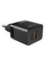 Hurtownia GSM - Síťová nabíječka Blitzwolf BW-S21 GaN 35W, USB + USB-C (černá) - BLZ511 - {ean13} - Hurt