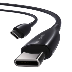 Hurtownia GSM - Kabel USB-C do USB-C BlitzWolf BW-TC24, 100W, 5A, 0.9m (czarny) - BLZ514 - {ean13} - Hurt