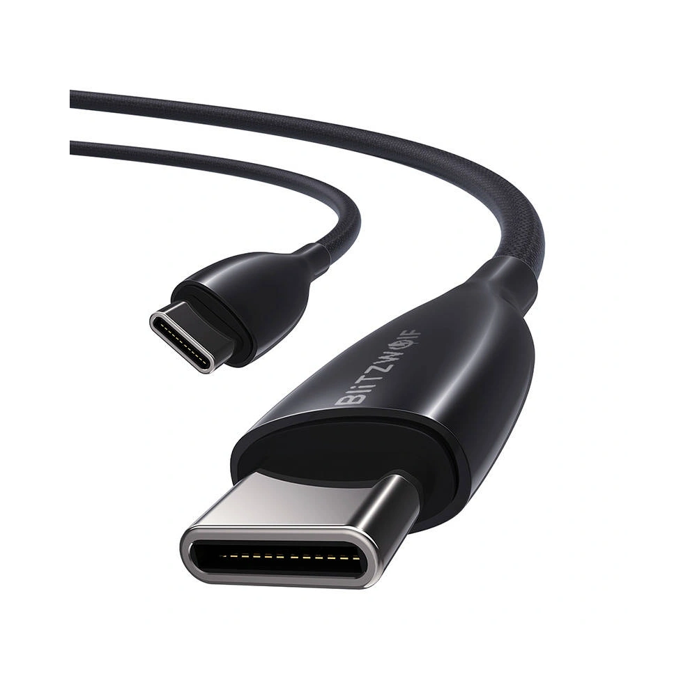 Hurtownia GSM - Kabel USB-C do USB-C BlitzWolf BW-TC24, 100W, 5A, 0.9m (černý) - BLZ514 - {ean13} - Hurt