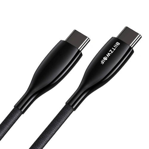 Kabel USB-C do USB-C BlitzWolf BW-TC24, 100W, 5A, 1.8m (czarny)