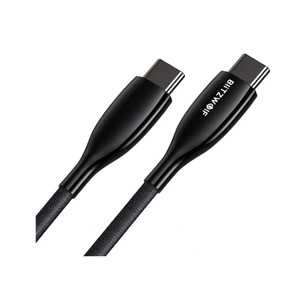 Hurtownia GSM - USB-C zu USB-C Kabel BlitzWolf BW-TC24, 100W, 5A, 1.8m (schwarz) - BLZ515 - {ean13} - Hurt