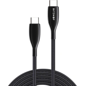 Hurtownia GSM - Kabel USB-C do USB-C BlitzWolf BW-TC24, 100W, 5A, 1.8m (czarny) - BLZ515 - {ean13} - Hurt