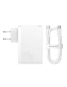 Hurtownia GSM - Ładowarka sieciowa Baseus GaN5 Pro 2xUSB-C + USB, 140W (biała) - BSU3808 - {ean13} - Hurt