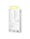 Hurtownia GSM - USB kábel 3w1 Baseus Flash II, USB-C + micro USB + Lightning, 66W, 1.2m (fekete) - BSU3810 - {ean13} - Hurt