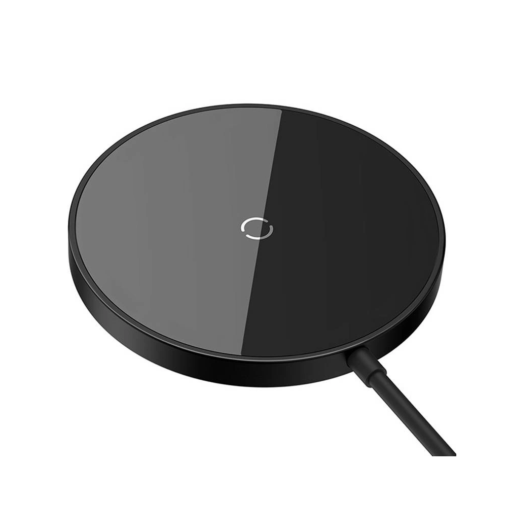Hurtownia GSM - Vezeték nélküli töltő Baseus Simple Mini3 MagSafe 15W (fekete) - BSU3812 - {ean13} - Hurt