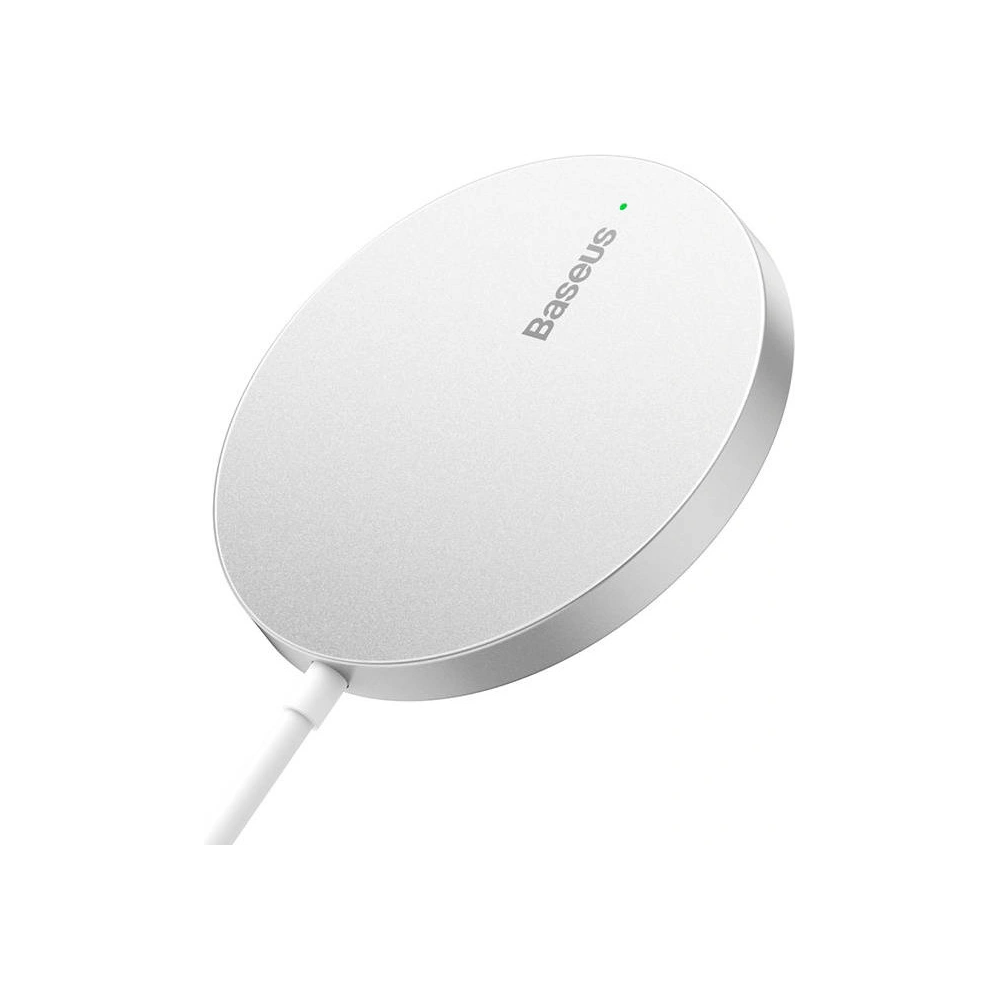 Hurtownia GSM - Vezeték nélküli töltő Baseus Simple Mini3 MagSafe 15W (ezüst) - BSU3813 - {ean13} - Hurt
