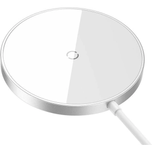 Hurtownia GSM - Vezeték nélküli töltő Baseus Simple Mini3 MagSafe 15W (ezüst) - BSU3813 - {ean13} - Hurt