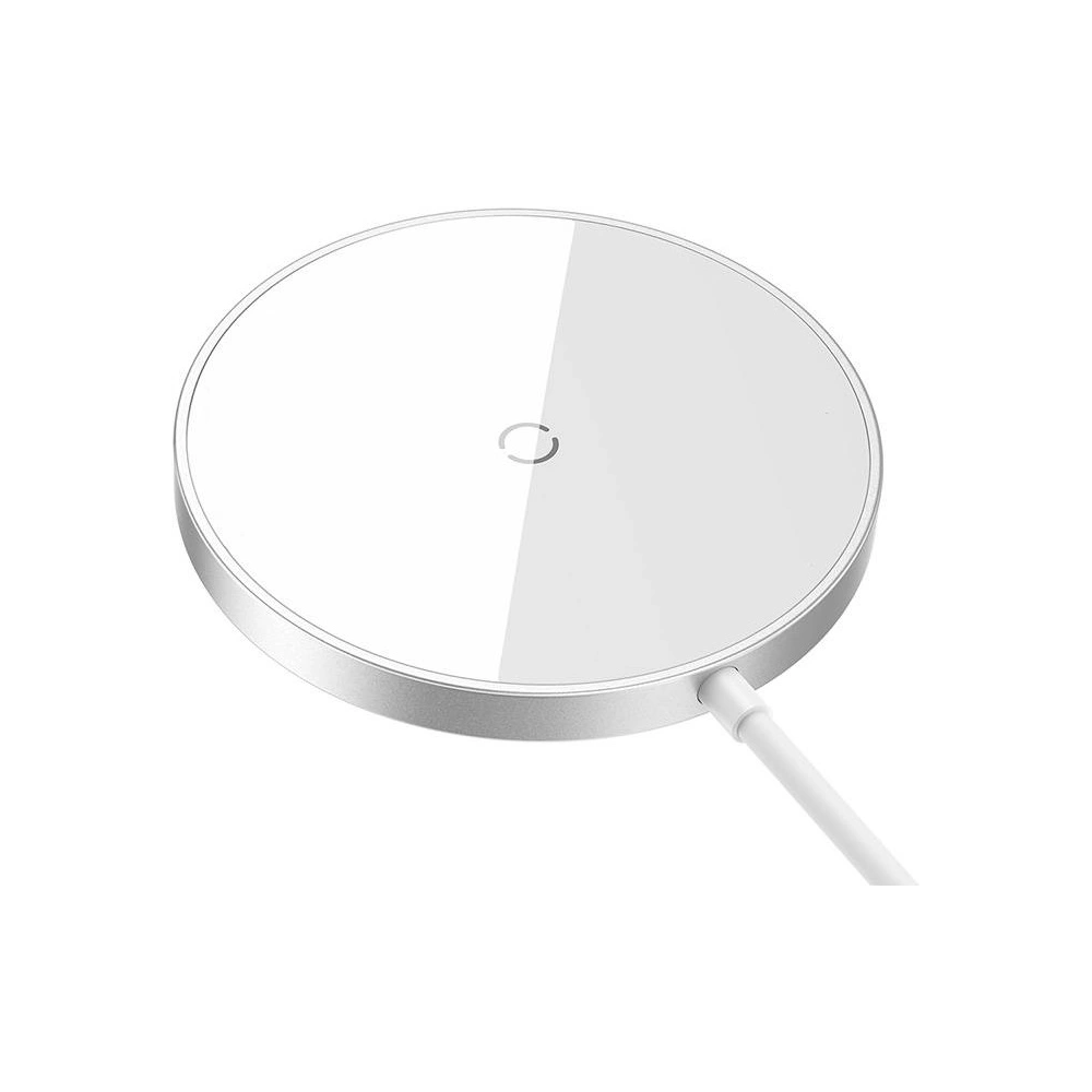Hurtownia GSM - Vezeték nélküli töltő Baseus Simple Mini3 MagSafe 15W (ezüst) - BSU3813 - {ean13} - Hurt