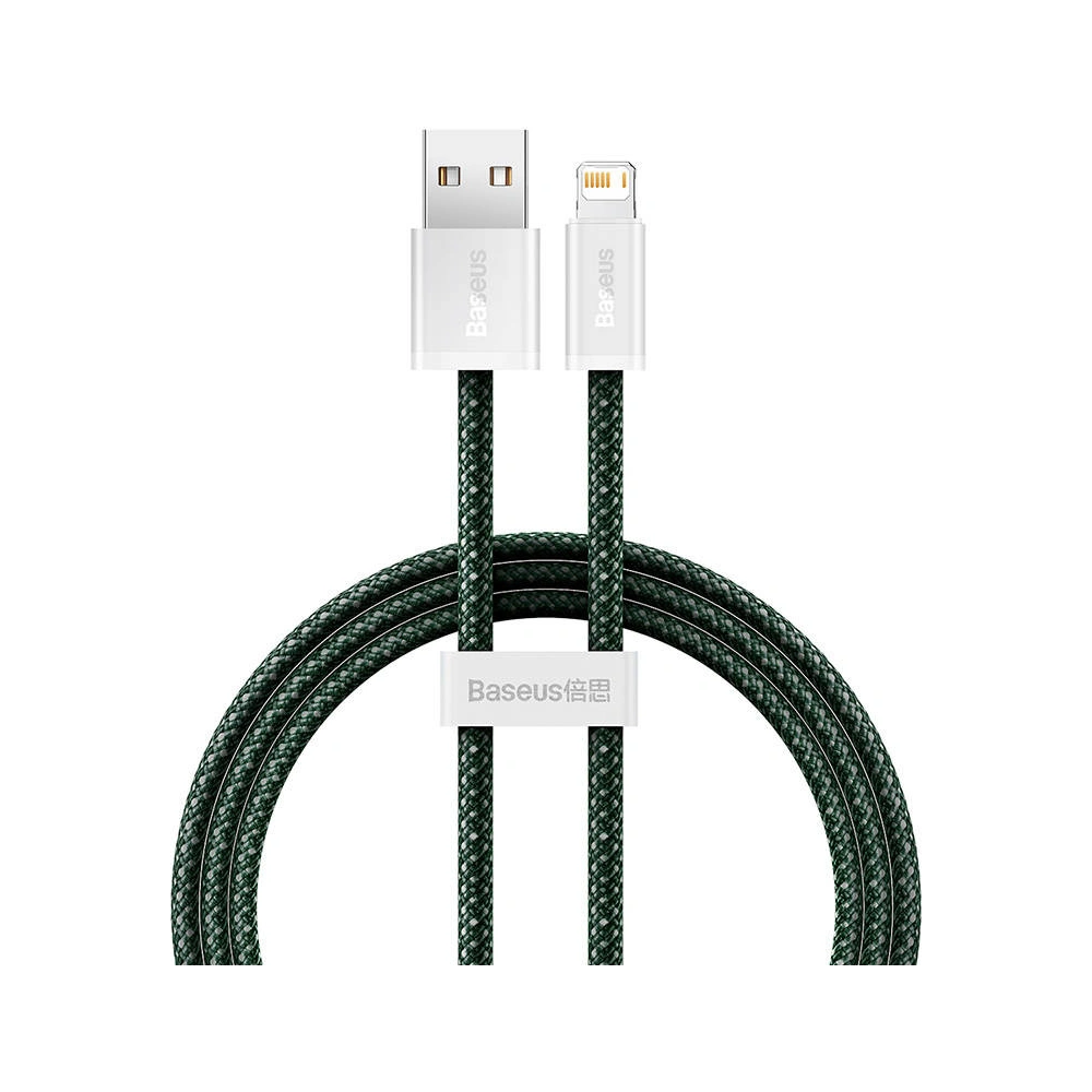 Hurtownia GSM - USB-A/Lightning-Kabel Baseus Dynamic 2, 2.4A, 1m (grün) - BSU3815 - {ean13} - Hurt