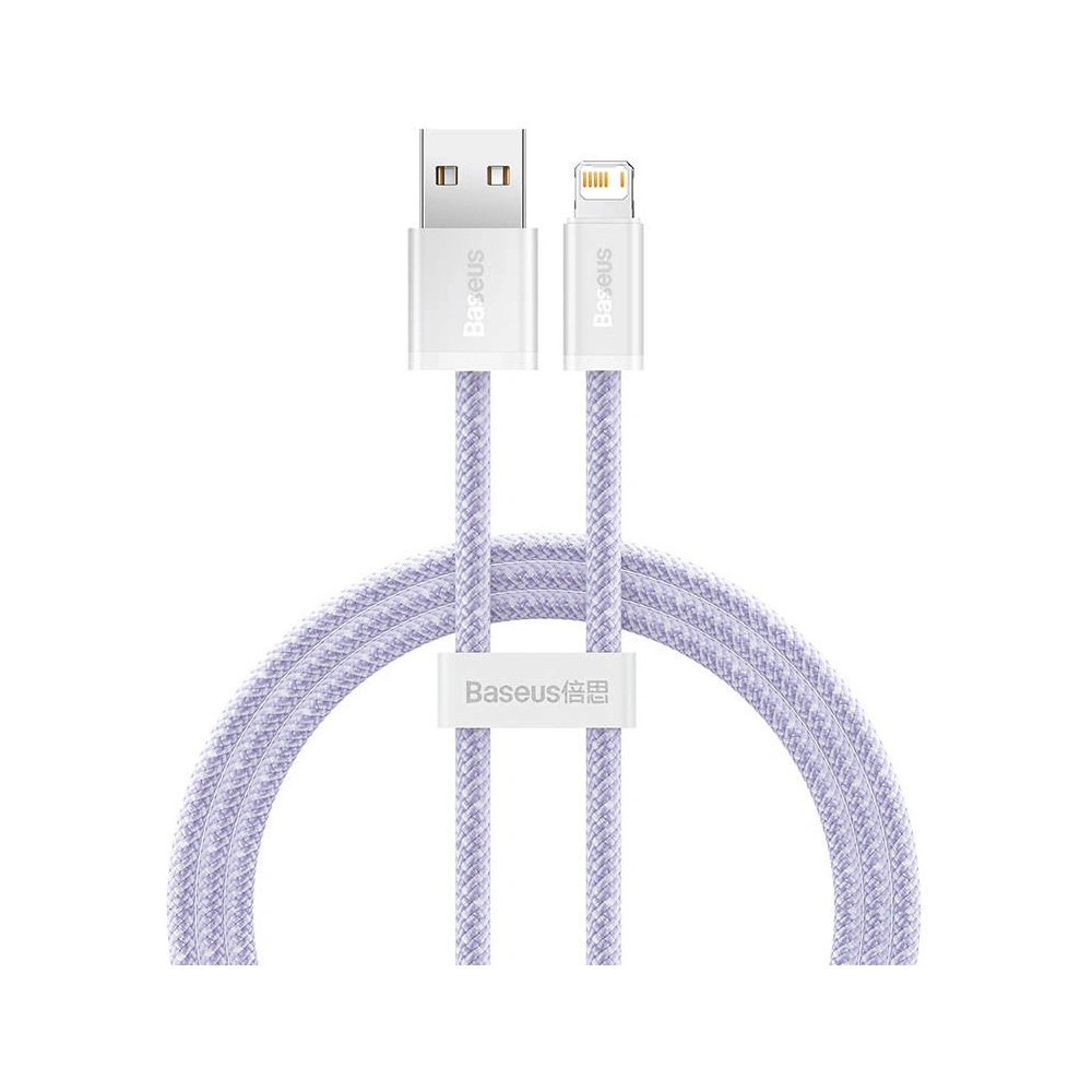 Hurtownia GSM - Kabel USB-A/Lightning Baseus Dynamic 2, 2.4A, 1m (fialový) - BSU3816 - {ean13} - Hurt