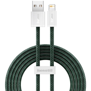 Hurtownia GSM - Kabel USB-A/Lightning Baseus Dynamic 2, 2.4A, 2m (zielony) - BSU3817 - {ean13} - Hurt