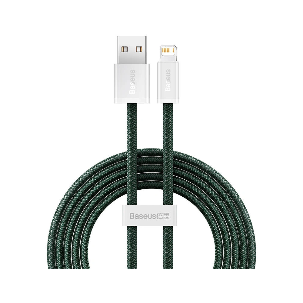 Hurtownia GSM - USB-A/Lightning Kabel Baseus Dynamic 2, 2.4A, 2m (grün) - BSU3817 - {ean13} - Hurt