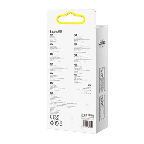 Kabel USB-A/Lightning Baseus Dynamic 2, 2.4A, 2m (zielony)