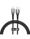 Cablu USB-A/Lightning Baseus Glimmer, 2.4A, 1m (negru)