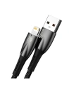 Hurtownia GSM - USB-A/Lightning Kabel Baseus Glimmer, 2.4A, 2m (schwarz) - BSU3821 - {ean13} - Hurt