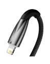 Hurtownia GSM - USB-A/Lightning Kabel Baseus Glimmer, 2.4A, 2m (schwarz) - BSU3821 - {ean13} - Hurt