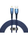 Kabel USB-A/Lightning Baseus Glimmer, 2.4A, 2m (modrý)