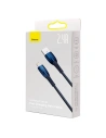 Hurtownia GSM - USB-A/Lightning Kabel Baseus Glimmer, 2.4A, 2m (blau) - BSU3822 - {ean13} - Hurt