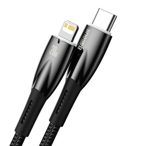 USB-C/Lightning-Kabel Baseus Glimmer, 20W, 2m (schwarz)