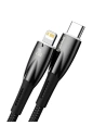 Hurtownia GSM - USB-C/Lightning-Kabel Baseus Glimmer, 20W, 2m (schwarz) - BSU3827 - {ean13} - Hurt