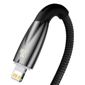 USB-C/Lightning-Kabel Baseus Glimmer, 20W, 2m (schwarz)