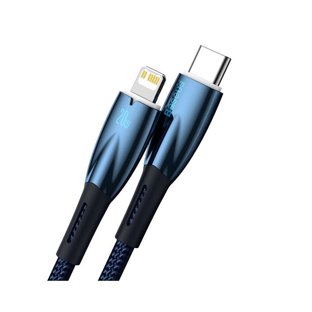 Hurtownia GSM - USB-C/Lightning Kabel Baseus Glimmer, 20W, 2m (blau) - BSU3828 - {ean13} - Hurt