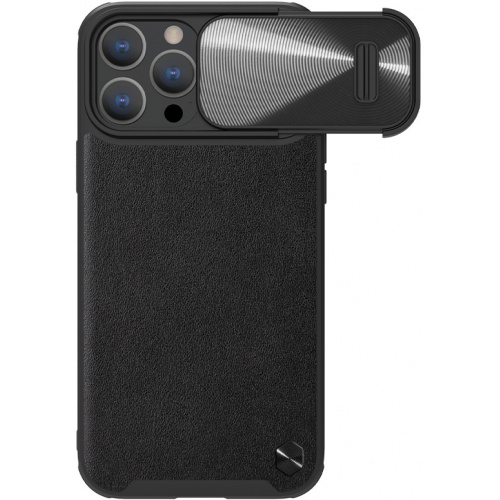 Nillkin Distributor - 6902048247581 - NLK874 - Nillkin Camshield Leather S Iphone 13 Pro Max, Black / Czarny - B2B homescreen