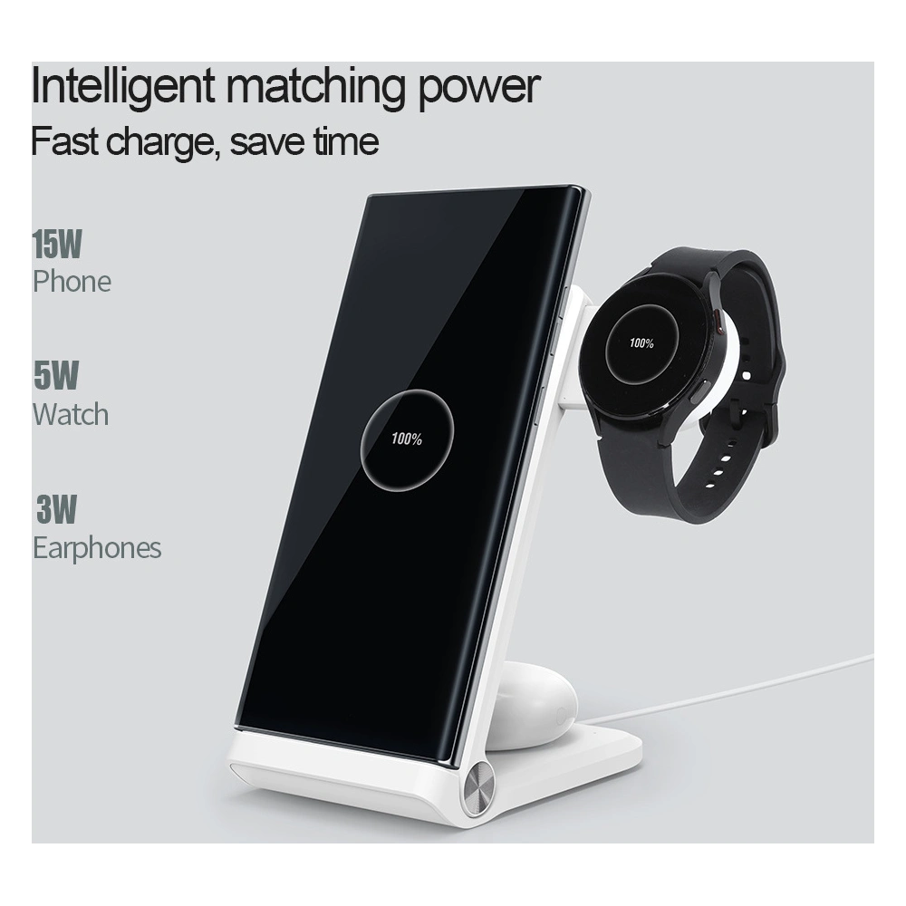 Hurtownia GSM - Bezdrátová nabíječka Nillkin Wireless Charging Powertrio 3in1 + adaptér Huawei Watch - NLK878 - {ean13} - Hurt