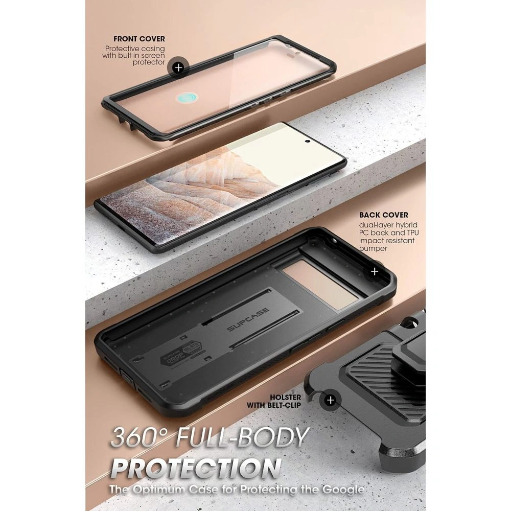Hurtownia GSM - Etui Supcase Unicorn Beetle Pro Google Pixel 7 Pro Fekete - SPC333 - {ean13} - Hurt