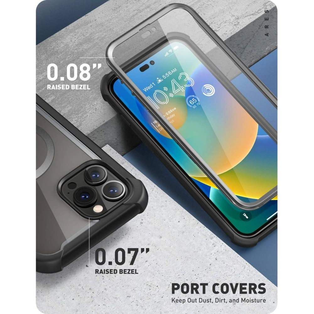 Hurtownia GSM - Etui Supcase IBLSN Ares Mag MagSafe Apple iPhone 14 Pro Max Negru - SPC336 - {ean13} - Hurt