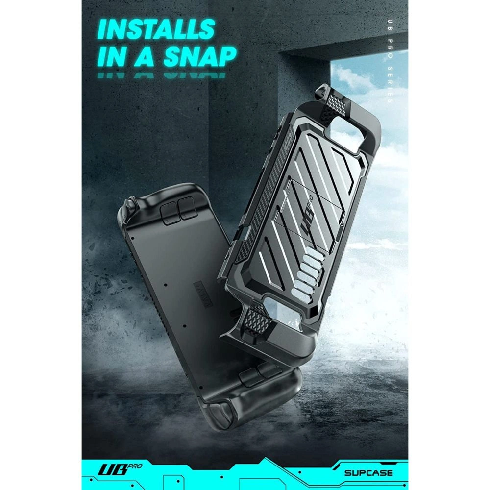 Hurtownia GSM - Etui Supcase Unicorn Beetle Pro Valve Steam Deck LCD / OLED černé - SPC337 - {ean13} - Hurt