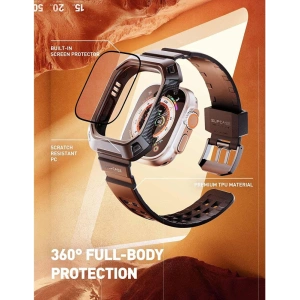 Wholesale Strap + glass Supcase Unicorn Beetle Pro Apple Watch Ultra 49mm Black - SPC338 - {ean13} - Hurt
