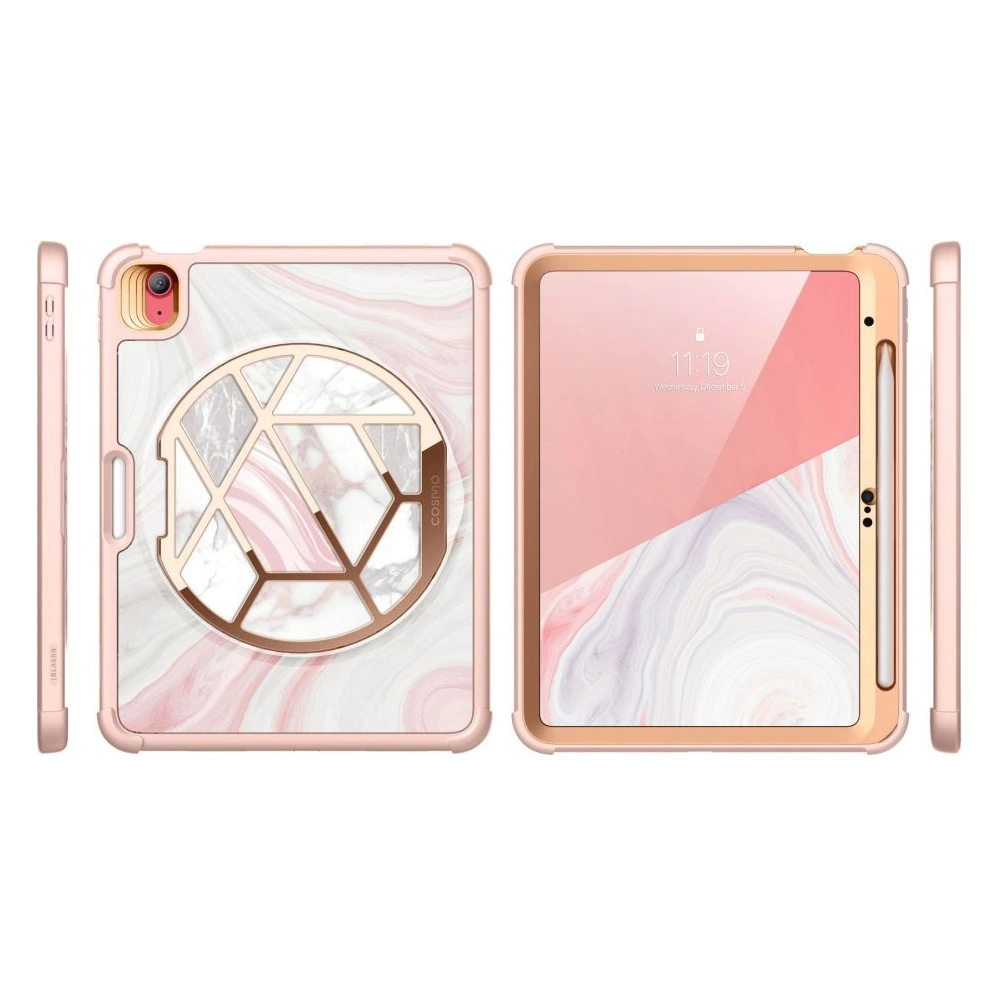 Hurtownia GSM - Etui Supcase Cosmo Apple iPad 10.9 2022 (10. generație) Marble Pink - SPC339 - {ean13} - Hurt