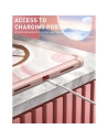 Hurtownia GSM - Etui Supcase Cosmo Apple iPad 10.9 2022 (10. generație) Marble Pink - SPC339 - {ean13} - Hurt