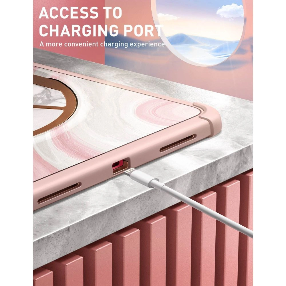 Wholesale Supcase Cosmo Apple iPad 10.9 2022 (10 gen) Marble Pink - SPC339 - {ean13} - Hurt