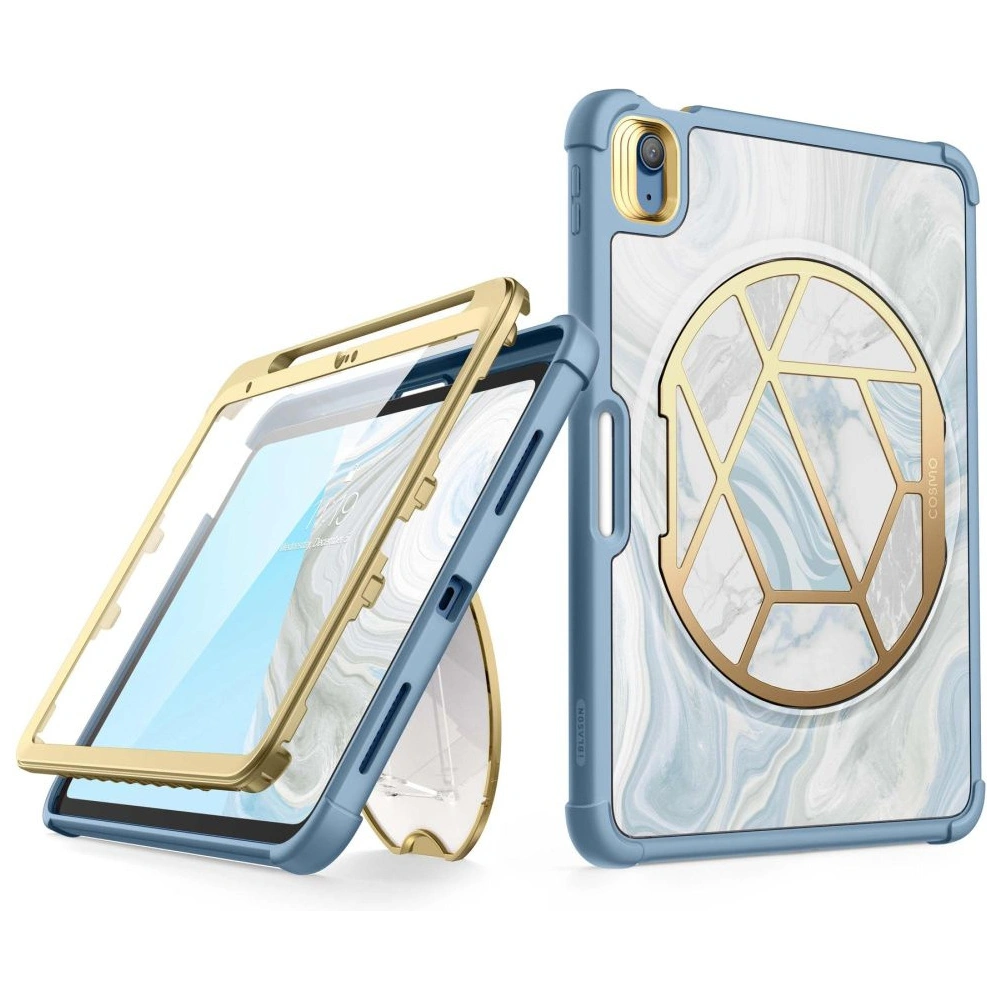 Hurtownia GSM - Etui Supcase Cosmo Apple iPad 10.9 2022 (a 10-a generație) Marble Blue - SPC340 - {ean13} - Hurt