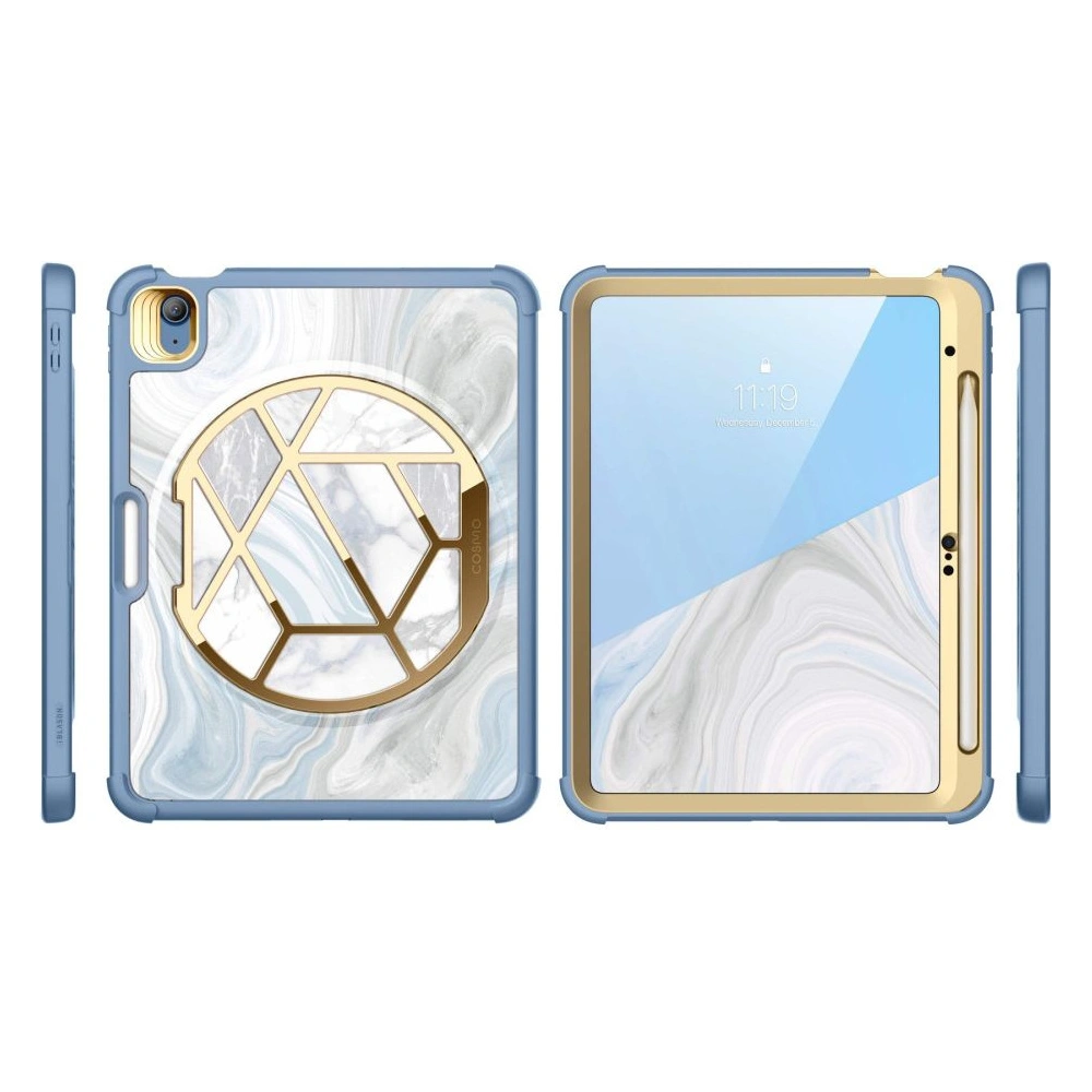 Hurtownia GSM - Etui Supcase Cosmo Apple iPad 10.9 2022 (a 10-a generație) Marble Blue - SPC340 - {ean13} - Hurt