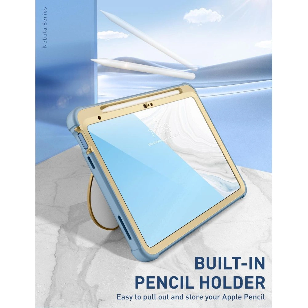 Hurtownia GSM - Etui Supcase Cosmo Apple iPad 10.9 2022 (a 10-a generație) Marble Blue - SPC340 - {ean13} - Hurt